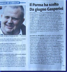 tuttosport notizia gasperini al parma 03 01 2012