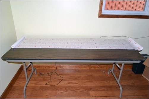 step 1 measure paper to fit table step 1 measure paper to fit table