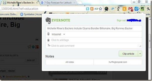 evernote extension evernote extension