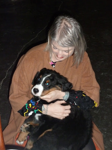 Naomi got an early introduction to perhaps the biggest surprise of the night—the puppy given to the couple by Marnie's parents. Naomi got an early introduction to perhaps the biggest surprise of the night—the puppy given to the couple by Marnie's parents.