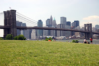 Brooklyn Bridge and Manhattan skyline