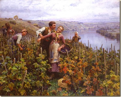 Daniel Ridgeway Knight, Les vendanges Daniel Ridgeway Knight, Les vendanges