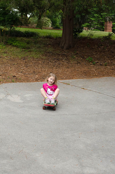 riding down hill