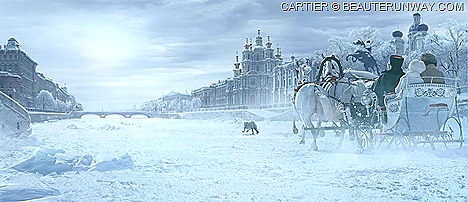 L'Odyssée de Cartier Russia St Petersburg Panther French Luxury high jewelry, watches, leather goods 165 Anniversary film