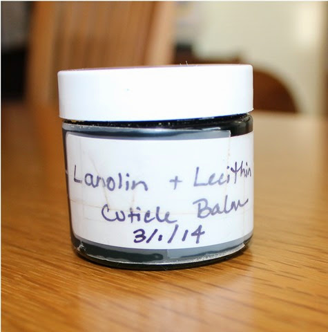 Lanolin and Lecithin Cuticle Balm