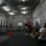 August 11, 2010 Power Snatches, OH Squats, Push Press, Run