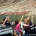 Kids, pointing to the dino footprints, took the boat 15 miles each way up last chance to see these.