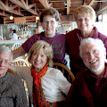 Back:  Betty Benoliel, Gloria Hanke.
Front:  Jim Yount, Billye Connolly, Jim Roberts.