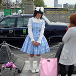 guy dressed up as a Japanese lolita girl in Harajuku, Japan 