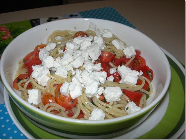 pasta feta pomodorini pasta feta pomodorini
