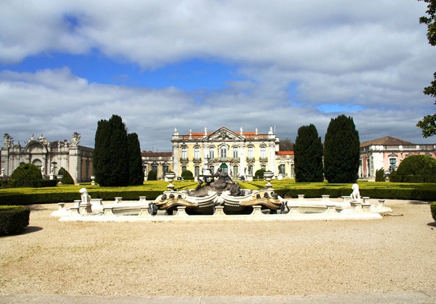 Palácio de Queluz - jardim pênsil
