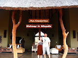 And.... drumroll.... Ulusaba invited us for a two night stay at the lodge! That place is like the height of luxury, just a couple kilometers from our house in Dumphries, but with the Kruger fence between us and them and tons of awesome wild-life and a great place to stay! This place was the outdoor meeting/waiting area for most of Ulusaba's visitors, who arrive by private plane out in the bush. South Africa - 482.jpg