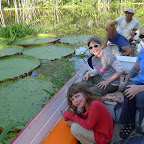 We could touch them from our boat.