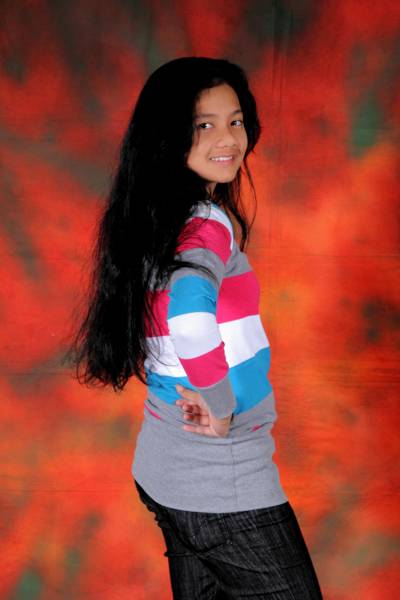 A litle cute girl from Sukabumi