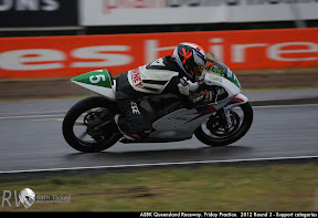 ASBK Queensland Raceway. Friday Practice.  2012 Round 3 - Support categories