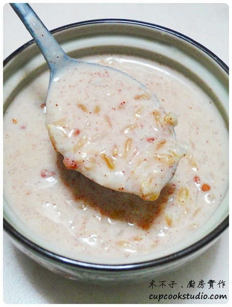 brown rice soy milk lazy version