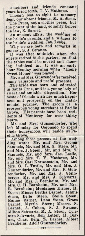 Stylish Wedding 9 Sep 1894 page 2