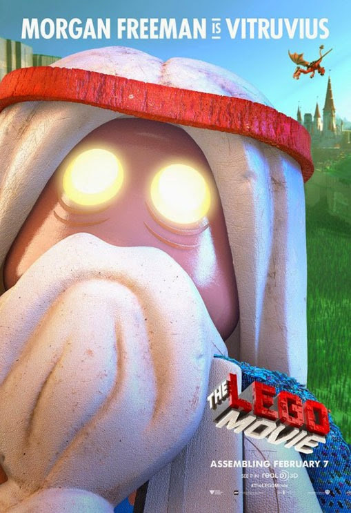 A Lego kaland első karakterplakátján Morgan Freeman