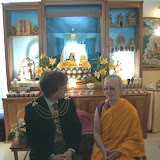 Khedrubje Centre Official Opening - 40%252520KR%252520and%252520mayor%252520in%252520front%252520of%252520shrine.jpg