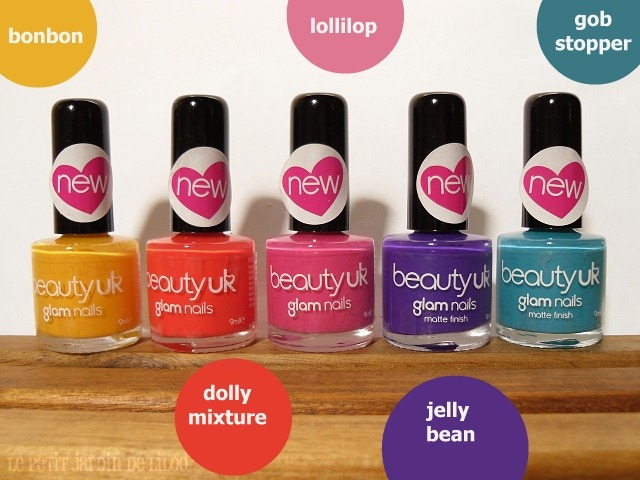 0133-beauty-uk-nail-polish-candy-collection-bonbon-lollilop-dolly-mixture-gobstopper-jelly-bean-review