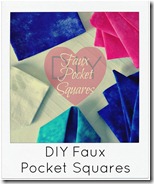 faux pocket squares