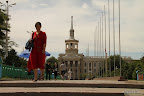 Kyrgyz International University in front of the Philarmony