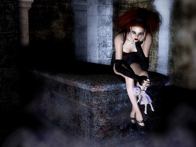 Dark Doll With Goth, Gothic Girls