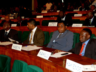 Des sénateurs lors d’une session  à la chambre haute du parlement à Kinshasa. Radio Okapi/ Ph. John Bompengo