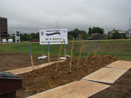 The interchange improvemens should be completed by August 2010. (photo credit: Matt Evans)