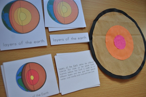 Layers of the Earth (Free Printable)