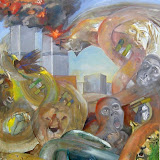 Nine eleven. Öl auf Leinwand. 80x100 cm. Copyright 2008 by O.Weinreich