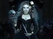 Dark Wicca Witn Scull