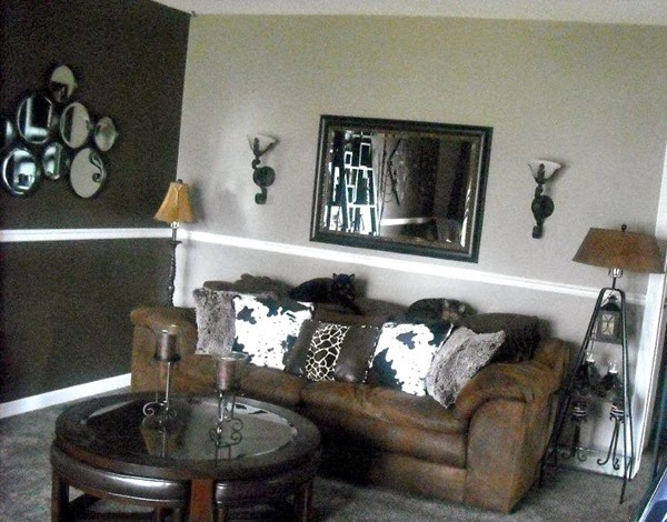 two-tone paint combination (living room) two-tone paint combination (living room)