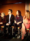 Sylvia Weinstock, Peter Som, Cheree Berry, and Abby Larson ready to take questions from brides in the audience. Sylvia Weinstock, Peter Som, Cheree Berry, and Abby Larson ready to take questions from brides in the audience.