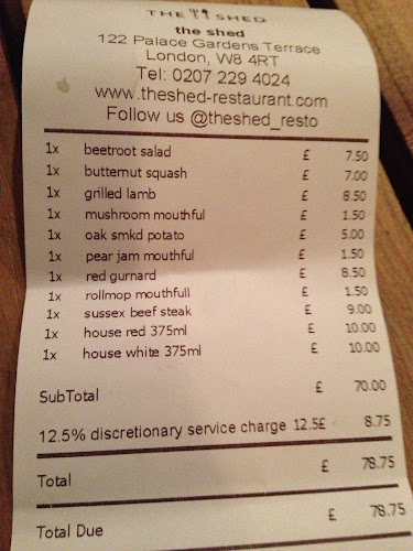  THE SHED (Notting Hill) 