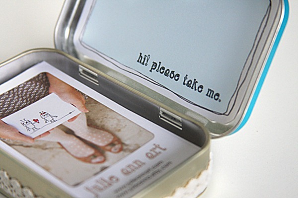 business card holder tutorial