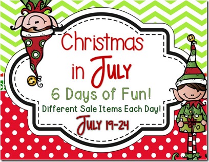 Christmas in July Sale