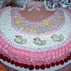 Beautiful Baby Girl Bib Cake