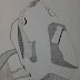 F-49 Asmita A.Dhule Untitled-1 Ink on Paper 11" x 14" 2,000/-