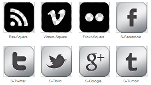 social icons set