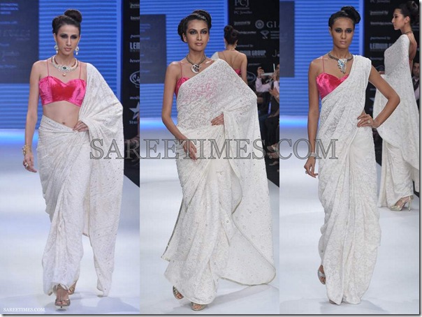 White_Designer_Saree