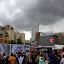 Even The Dark Clouds Doesn't Impact AFL Final Fever at Federation Square - Melbourne, Australia