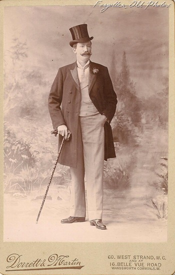 Cabinet Card Man from London DL Antiques
