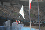 Handover of the Olympic flag from the Mayor of Vancouver