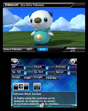 Pokédex 3D Oshawott Pokédex 3D Oshawott