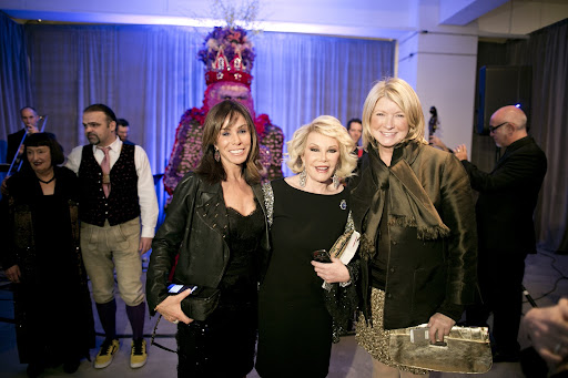 Melissa and Joan Rivers with Martha Stewart Melissa and Joan Rivers with Martha Stewart