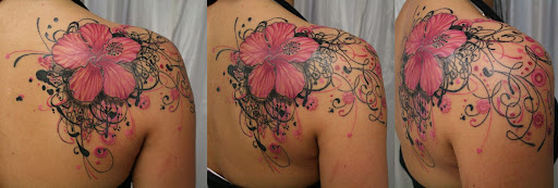 tribal flower tattoo jpg