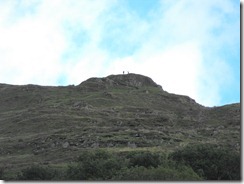 Wansfell Pike--the summit from partway down the Ambleside side