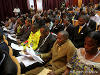  – Des participants au forum des partis politique organisé par la Ceni le 8/9/2011 à Kinshasa. Radio Okapi/ Ph. John Bompengo