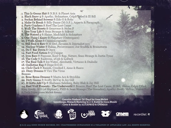 Snowgoons - Black snow 2 (back) Snowgoons - Black snow 2 (back)